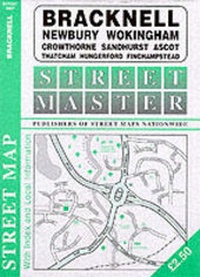 Abbildung von: Bracknell, Ascot, Newbury, Hungerford, Wokingham, Crowthorne, Sandhurst, Thatcham, Finchampstead - Streetmaster