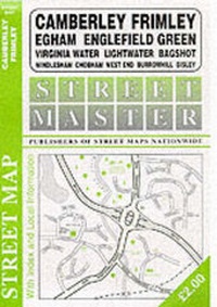 Abbildung von: Camberley, Frimley, Egham, Lightwater, Bagshot, Bisley, Chobham Virginia Water, Burrowhill, Englefield Green, Windlesham, West End - Streetmaster