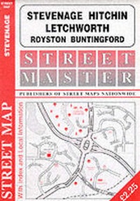 Abbildung von: Stevenage, Hitchin, Buntingford, Baldock, Letchworth, Royston - Streetmaster