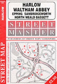 Abbildung von: Harlow, Waltham Abbey, Epping, Sawbridgeworth, North Weald - Streetmaster