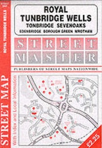 Abbildung von: Royal Tunbridge Wells, Tonbridge, Wrotham, Edenbridge, Borough Green, Sevenoaks - Streetmaster