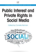 Cover: Public Interest and Private Rights in Social Media - Chandos Publishing (Oxford) Ltd