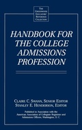 Cover: Handbook for the College Admissions Profession - Greenwood Press