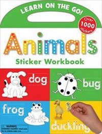 Enlarge image Cover: Animals Sticker Workbook - Make Believe Ideas