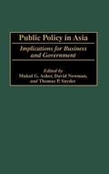 Cover: Public Policy in Asia - Praeger Publishers Inc