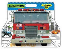 Enlarge image Cover: On The Move Colouring Pad - Make Believe Ideas