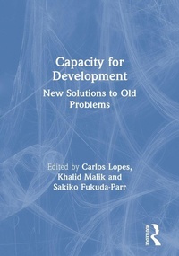 Enlarge image Cover: Capacity for Development - Earthscan Ltd