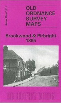 Abbildung von: Brookwood and Pirbright 1895 - Alan Godfrey Maps
