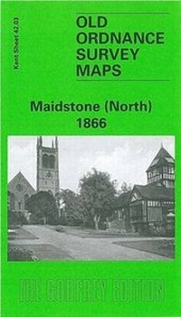 Abbildung von: Maidstone (North) 1868 - Alan Godfrey Maps