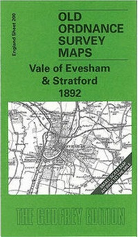 Abbildung von: Vale of Evesham and Stratford 1892 - Alan Godfrey Maps