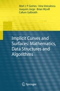 Cover: Implicit Curves and Surfaces: Mathematics, Data Structures and Algorithms - Springer