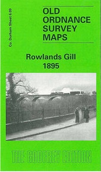 Abbildung von: Rowlands Gill 1895 - Alan Godfrey Maps
