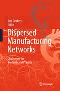Cover: Dispersed Manufacturing Networks - Springer