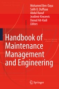 Cover: Handbook of Maintenance Management and Engineering - Springer