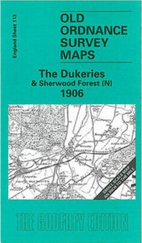 Abbildung von: Dukeries and Sherwood Forest (North) 1906 - Alan Godfrey Maps