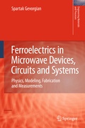 Cover: Ferroelectrics in Microwave Devices, Circuits and Systems - Springer