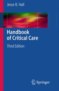 Enlarge image Cover: Handbook of Critical Care - Springer