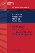 Cover: Homogeneous Polynomial Forms for Robustness Analysis of Uncertain Systems - Springer
