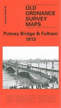 Cover: Putney Bridge and Fulham 1913 - Alan Godfrey Maps