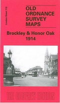 Cover: Brockley and Honor Oak 1914 - Alan Godfrey Maps