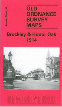 Abbildung von: Brockley and Honor Oak 1914 - Alan Godfrey Maps