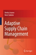 Cover: Adaptive Supply Chain Management - Springer