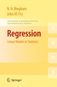 Enlarge image Cover: Regression - Springer