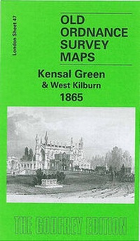 Abbildung von: Kensal Green & West Kilburn 1865 - Alan Godfrey Maps
