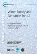 Cover: Water Supply and Sanitation for All - IWA Publishing