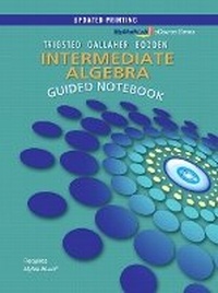 Enlarge image Cover: Guided Notebook for MyLab Math for Trigsted/Gallaher/Bodden Intermediate Algebra - Pearson
