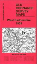 Cover: West Radnorshire 1908 - Alan Godfrey Maps