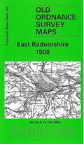 Cover: East Radnorshire 1908 - Alan Godfrey Maps