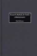 Cover: Research Methods for Public Administrators - Praeger Publishers Inc