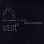 Cover: Fragments - Verso Books