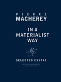 Cover: In a Materialist Way - Verso Books