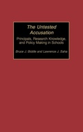 Cover: The Untested Accusation - Praeger Publishers Inc