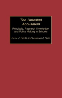 Enlarge image Cover: The Untested Accusation - Praeger Publishers Inc
