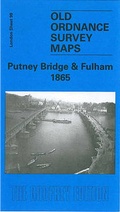 Cover: Putney Bridge and Fulham 1865 - Alan Godfrey Maps