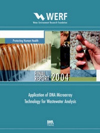 Enlarge image Cover: Application of DNA Microarray Technology for Wastewater Analysis - IWA Publishing