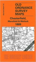 Cover: Chesterfield, Mansfield & Matlock 1889 - Alan Godfrey Maps