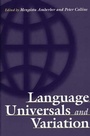 Cover: Language Universals and Variation - Praeger Publishers Inc