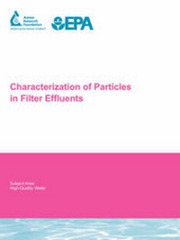 Enlarge image Cover: Characterization of Particles in Filter Effluents - IWA Publishing