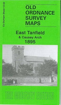 Abbildung von: East Tanfield and Causey Arch 1895 - Alan Godfrey Maps