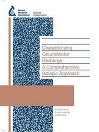 Enlarge image Cover: Characterizing Groundwater Recharge - IWA Publishing