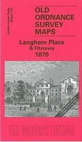 Cover: Langham Place and Fitzrovia 1870 - Alan Godfrey Maps