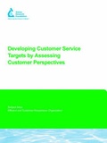 Cover: Developing Customer Service Targets by Assessing Customer Perspectives - IWA Publishing