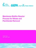 Cover: Membrane Biofilm Reactor Process for Nitrate and Perchlorate Removal - IWA Publishing