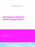 Cover: Field Speciation Method for Arsenic Inorganic Species - IWA Publishing