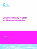 Abbildung von: Occurrence Survey of Boron and Hexavalent Chromium - IWA Publishing