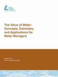 Cover: The Value of Water - IWA Publishing